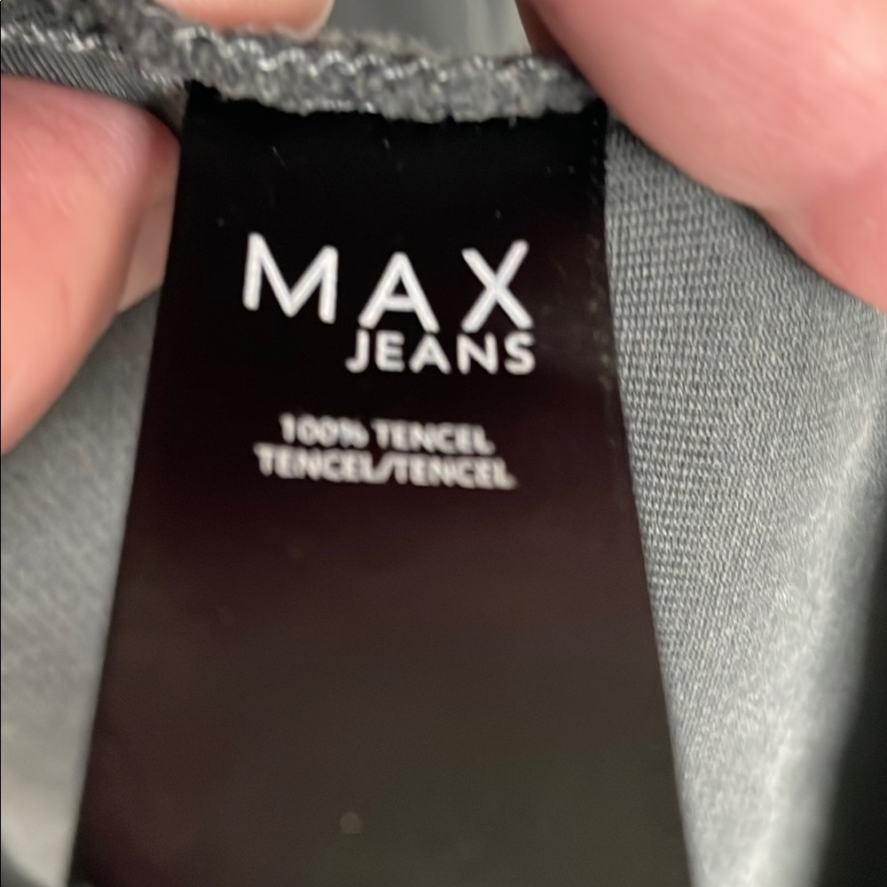 MAX JEANS Green Lightweight Open Front Trench Coat Size S - Picture 10 of 10